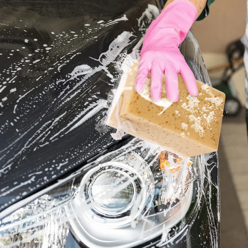 1 / 2шт Губка для мытья автомобиля в виде сот, Салфетка для детализации пены для ухода за автомобилем, Полировальная накладка для детализации автомобиля, Практичный инструмент для чистки, Аксессуары . ' - ' . 1