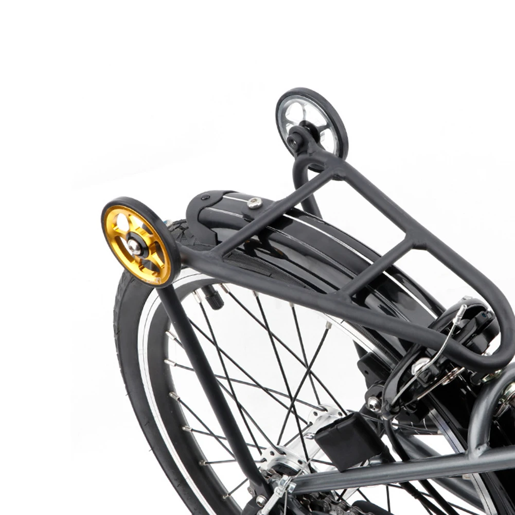 2шт 82 мм Легкое колесо из алюминиевого сплава, заменяющие колеса для складного велосипеда brompton, Легкие колеса для велосипедов, Модифицированные аксессуары, запчасти . ' - ' . 4
