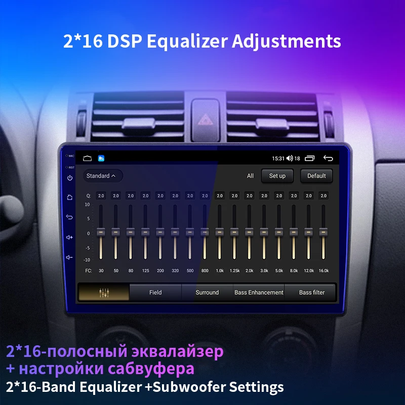 EKIY T7 QLED DSP Автомобильный Радиоприемник Для Toyota Noah Voxy 2007-2013 Стерео Мультимедийный Видеоплеер Навигация Android 10,0 2Din Carplay HU . ' - ' . 3