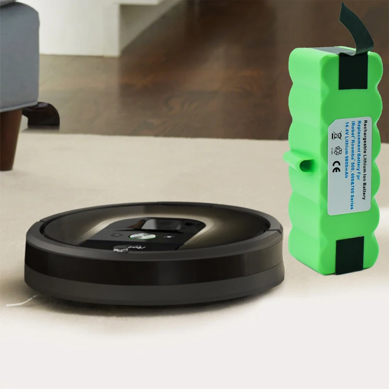 iRobot Roomba 500 600 700 800 серии 560 620 650 700 770 780 880 новая литиевая аккумуляторная батарея 14,4 V 9800 mAh . ' - ' . 5