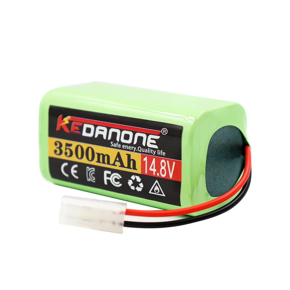 Kedanone 14,8 В 3500 мАч Литий-ионная Аккумуляторная батарея для MIJIA Mi Robot Vacuum-Mop Essential G1 Пылесос 18650 Аккумуляторная Батарея . ' - ' . 2