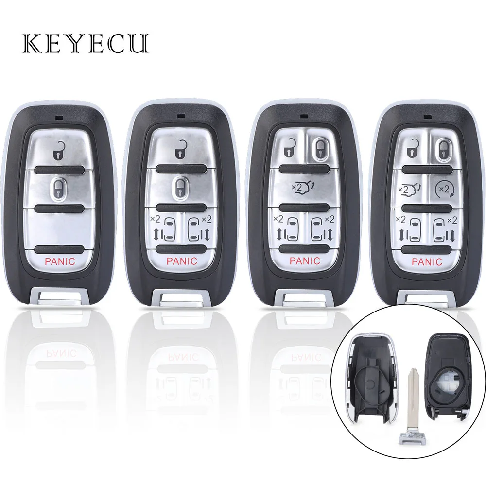 Keyecu Чехол для дистанционного ключа Chrysler Pacifica 2017 2018 2019 2020 M3N-97395900 68217832AC 68241532AC 68241531AC 68217827AC . ' - ' . 0