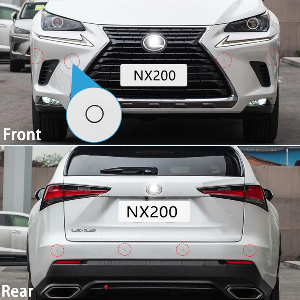 ZJCGO Оригинальные Датчики Датчик Парковки Автомобиля Система Помощи Резервному Радару С Зуммером Для Lexus NX NX200 NX200t NX300h AZ10 2015 ~ 2021 . ' - ' . 2