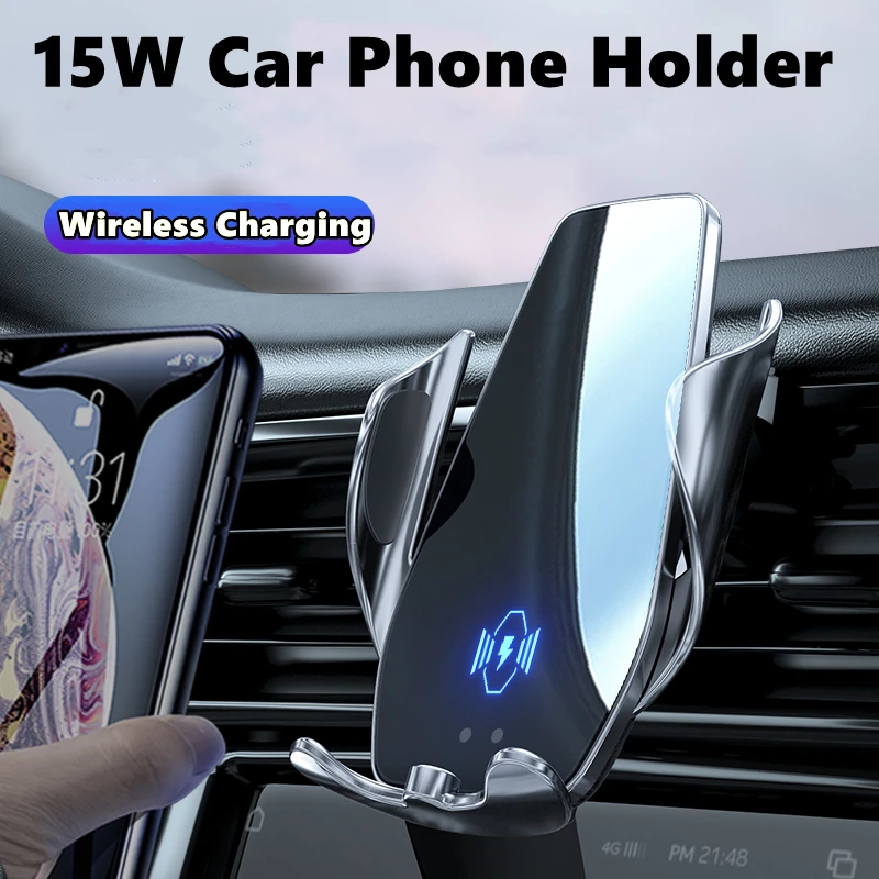 Автомобильный держатель сотового мобильного телефона, беспроводное зарядное устройство 15 Вт, навигационный кронштейн, Поддержка GPS, Вращающийся на 360 градусов Для Nissan Ariya . ' - ' . 1