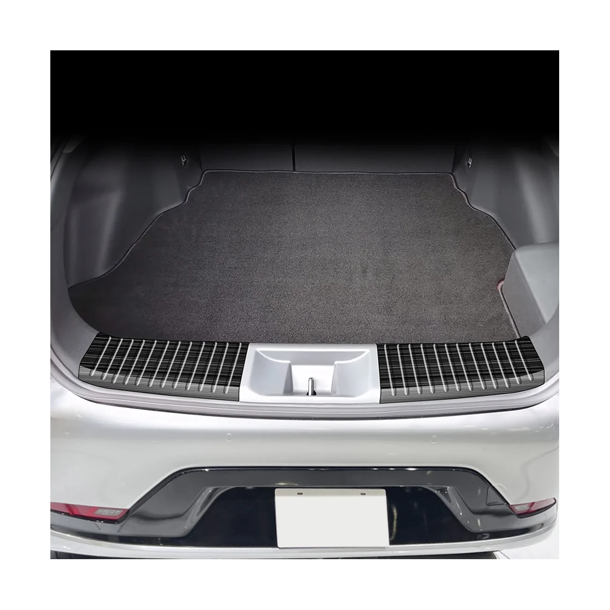 Встроенный в задний бампер автомобиля защитный кожух багажника от царапин Автомобильные аксессуары для Prius 60 серии 2022-2023 . ' - ' . 2