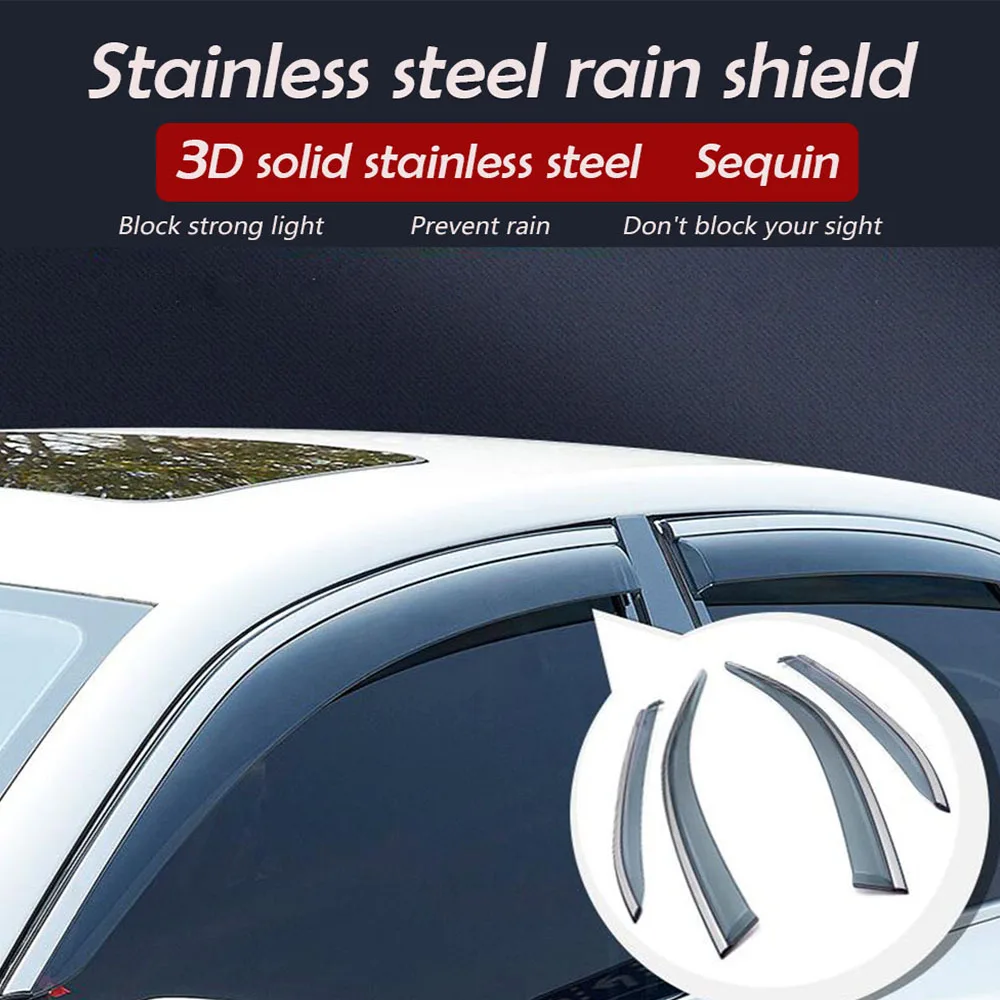 Для CHEVROLET Chevrolet Blazer 2020 2021 2022 Наклейка для укладки кузова Автомобиля Пластиковое Оконное стекло Ветровой козырек Защита от дождя/Солнца Вентиляционные детали . ' - ' . 3