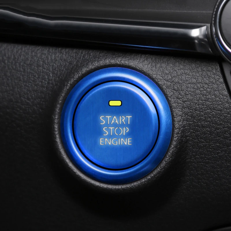 Для Mazda CX30 Аксессуары CX-30 CX 30 2020 2021 Кнопка Запуска автомобиля Декоративная Нашивка Декоративная наклейка Детали для модификации интерьера . ' - ' . 3
