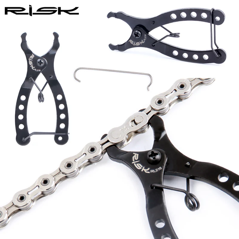 Инструмент для велосипедной цепи RISK Mini Mountain Bike Chain Quick Link Велосипедный Ключ Для снятия зажима Цепи MTB RL216 . ' - ' . 0