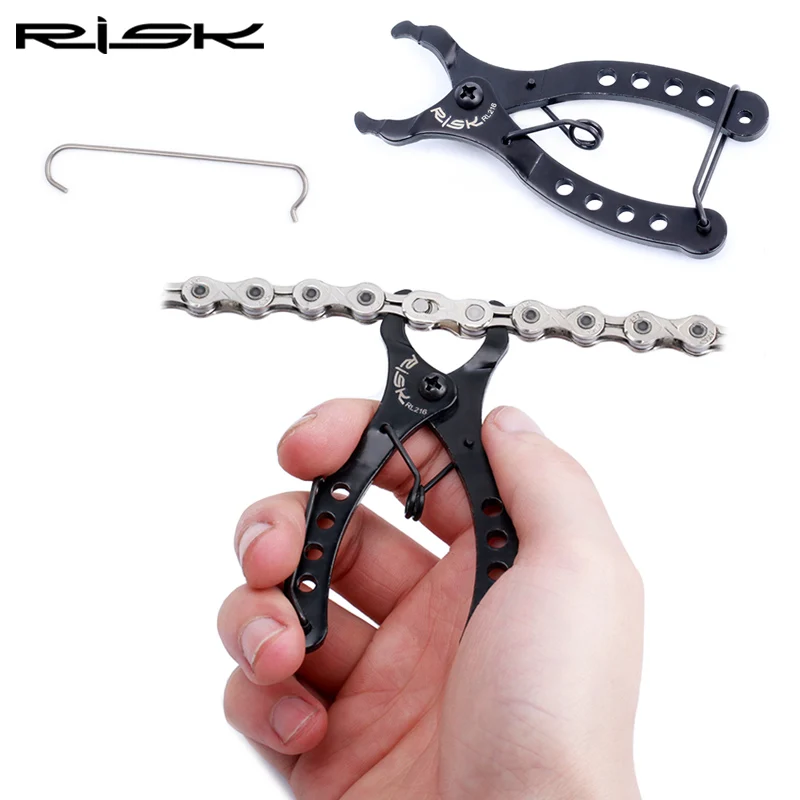 Инструмент для велосипедной цепи RISK Mini Mountain Bike Chain Quick Link Велосипедный Ключ Для снятия зажима Цепи MTB RL216 . ' - ' . 2