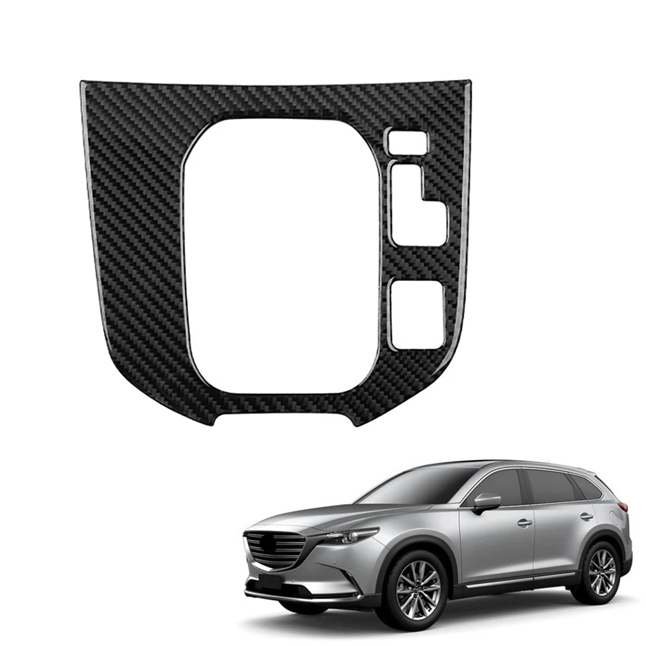 Наклейка на Центральную панель управления из углеродного волокна, модификация интерьера автомобиля для Mazda CX-9 CX9 2016-2020 Справа . ' - ' . 0