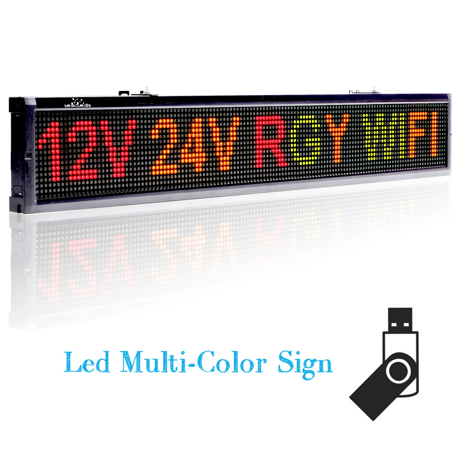 НЕТКАНЫЙ 102 см Wi-Fi светодиодный рекламный знак с прокруткой 16 * 128 Матричный экранный модуль DIY Программируемый знак сообщения Автомобильная дисплейная панель . ' - ' . 2