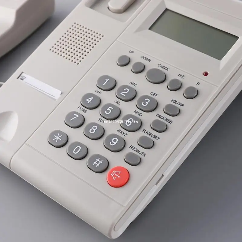 Проводной стационарный телефон KX-T2015, стационарные телефоны с большой кнопкой и функцией идентификации вызывающего абонента, стационарный телефон для офиса, прямая поставка . ' - ' . 4