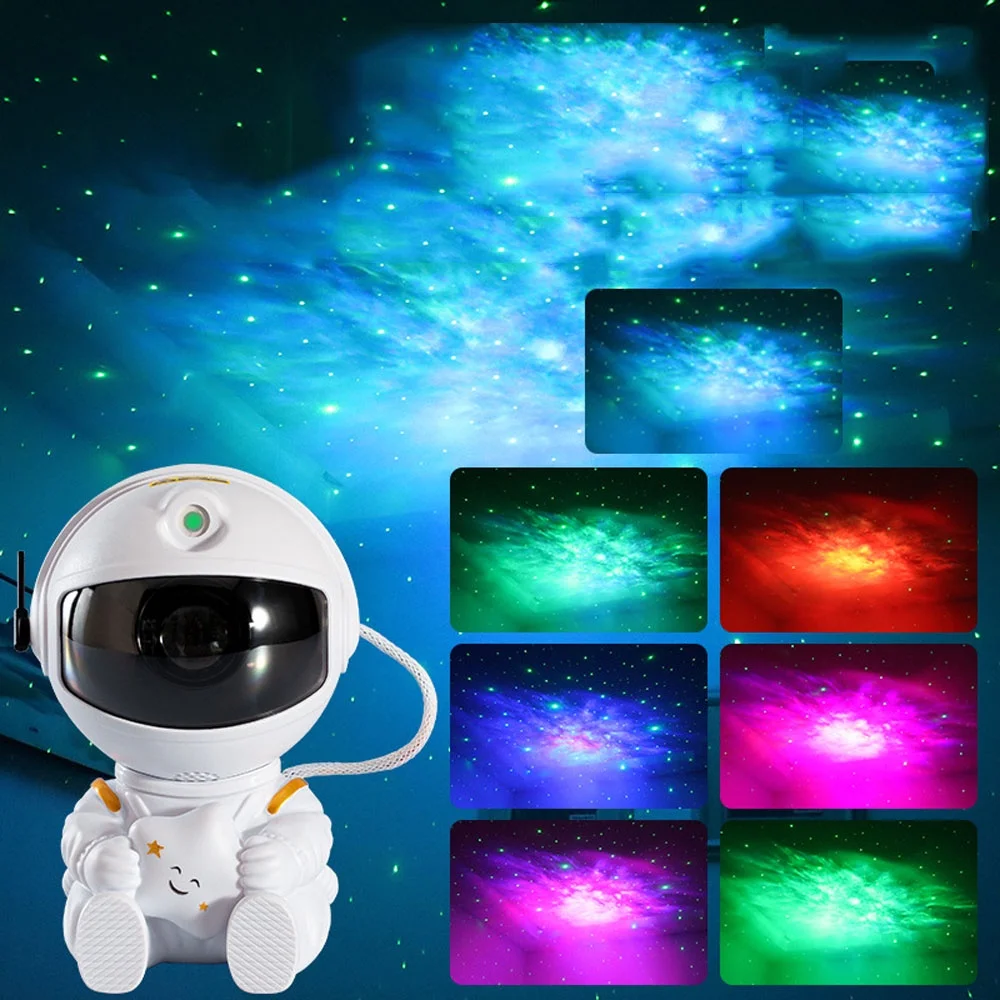 Проектор астронавта, Звездное небо, Галактика, звезды, проектор, ночник, светодиодная лампа для декора спальни, декоративные ночники, подарок . ' - ' . 2