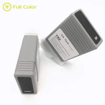 Полноцветный чернильный картридж PFI-102 pfi 102 черный, совместимый с canon iPF500 iPF510 iPF600 iPF605 iPF610 iPF650 iPF655 принтер