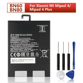 BN80 BN60 Сменный аккумулятор для Xiaomi MI Mipad 4 Mi Mipad 4 Plus Аккумуляторы для планшетов
