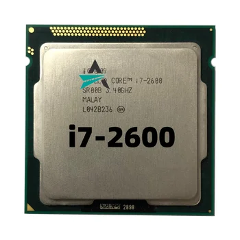 Подержанный Четырехъядерный процессор Core i7 2600 3,4 ГГц 8 МБ 5 Гт/с SR00B LGA 1155 cpu I7 2600 Бесплатная Доставка