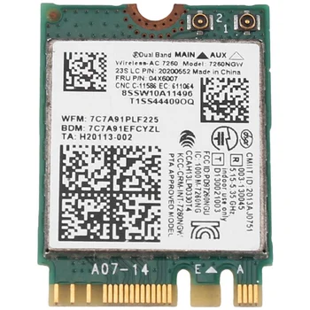 7260NGW 7260AC WiFi карта 2,4 G/5G BT4.0 Fru 04X6007 для Thinkpad X250 X240 X240S X230S T440 W540 T540 Yoga Y50