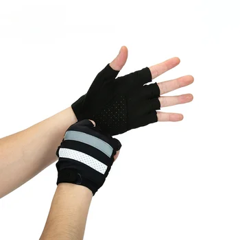 Велосипедные перчатки для спорта на открытом воздухе, Перчатки для горного велосипеда, Перчатки на половину пальца, Летний тренажерный зал, дышащие противоскользящие спортивные перчатки