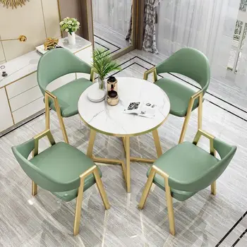 Кофейный столик Мебель для гостиной, столовая и набор стульев для ресторана, Офисный Стол для приема гостей, столик для кафе, Набор для обеденного стола на балконе
