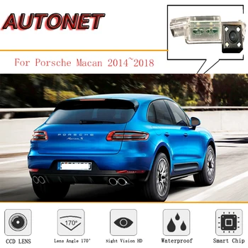 Камера заднего вида AUTONET для Porsche Macan (95B) 2014 ~ 2018 CCD Ночного видения/камера резервного копирования номерного знака