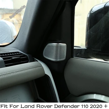 Автомобильный Стайлинг 2 шт., Декор Стереодинамика Передней Двери, Металлическая Накладка Для Land Rover Defender 110 2020 - 2022, Аксессуары Для интерьера