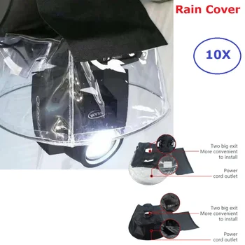Движущиеся головные фонари, Тканевый дождевик, Прозрачное Пластиковое пальто от дождя и снега, Водонепроницаемая сумка для выступлений на открытом воздухе, не влияющая на свет