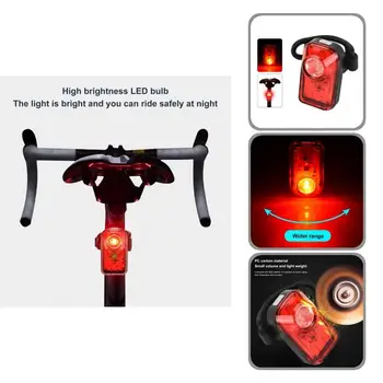 Удобный задний фонарь для велосипеда, Компактный ПК, Противоскользящий Нижний Предупреждающий задний фонарь, задний фонарь для велосипеда, задние фонари