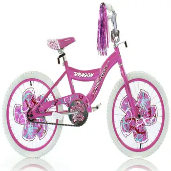 20 Дюймов. Велосипедный Каботажный тормоз BMX S-Type Frame с Цельной Рукояткой с Фиолетовыми ободами и белой шиной, фиолетовый