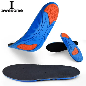 Спортивные стельки для бега, силиконовые гелевые стельки, силиконовые накладки для обуви при подошвенном фасциите, амортизирующие накладки на пятки, вставка в подошву