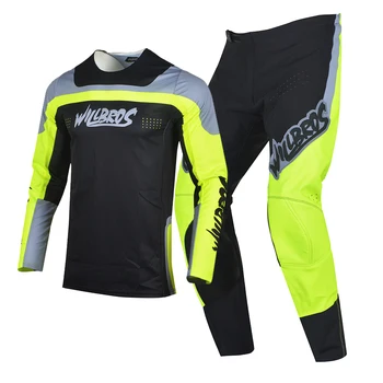 Трикотажные брюки Willbros MX для мотокросса, Комбинированный Мужской Женский гоночный костюм Flexair Mach 360, мотоцикл MTB BMX Enduro Dirt Bike