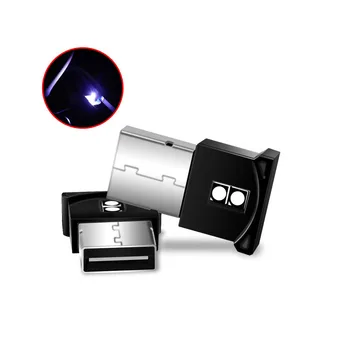 Новый USB RGB светодиодный светильник для салона автомобиля Сенсорная клавиша Неоновая атмосфера Окружающие умные лампы 5V RGB Light Прочный светильник
