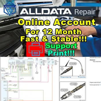 2024 Alldata 12-месячный онлайн-аккаунт для легкового грузовика, программное обеспечение для сбора всех данных, программное обеспечение для ремонта автомобилей, доступ онлайн для диаграмм, TSBs ... и т.д.