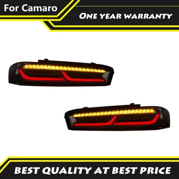 Модифицированные полностью светодиодные задние фонари заднего света автомобиля в сборе для Chevrolet Camaro SS Gen6 2015 2016 2017 с последовательным задним светом