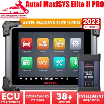 Autel MaxiSys Elite II PRO Автоматический диагностический инструмент Программирования и кодирования ECU 2 Года бесплатного обновления Сканер 2023 Обновлен Elite II