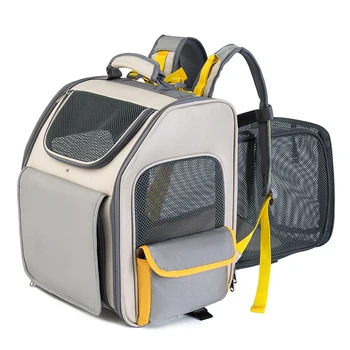 Новое поступление, рюкзак для переноски домашних собак и кошек, прочный рюкзак для путешествий с домашними животными, портативный рюкзак для пеших прогулок с собакой
