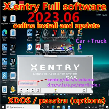 Новый 2023.06 xentry полное программное диагностическое программное обеспечение 2023.03 xentry das vediam.o DTS WI.S EPC starfide.r для MB STAR sd C4/C5/c6