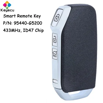 KEYECU Keyless Go Умный Автомобильный Ключ с дистанционным управлением с 3 Кнопками 433 МГц ID47 Чип для Kia Niro 2019 2020 2021 Брелок P/N: 95440-G5200