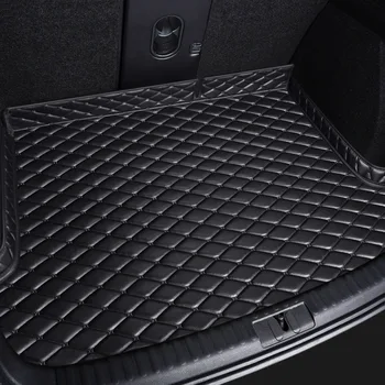 Коврики в багажник автомобиля из искусственной кожи на заказ для Bmw 3 серии E46 E90 F30 F34 G20 Детали интерьера Автомобильные Аксессуары Ковер