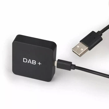 DAB + Цифровой усилитель стереосигнала вещания, радио-тюнер, Антенна для Android-плеера, USB-адаптер DAB, приемник радиоприемника в автомобиле