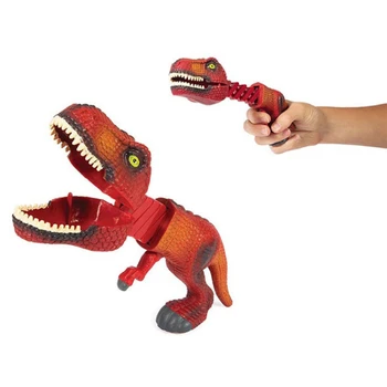 24 шт./кор. Оптовая продажа, телескопический захват динозавра тираннозавра, выдвижная игрушка для детей