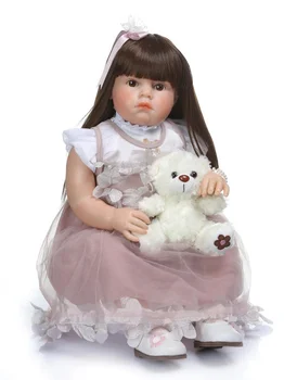 70 СМ Возрожденный годовалый ребенок, имитирующая кукла, Семейная игрушка, подарочная модель одежды для ребенка