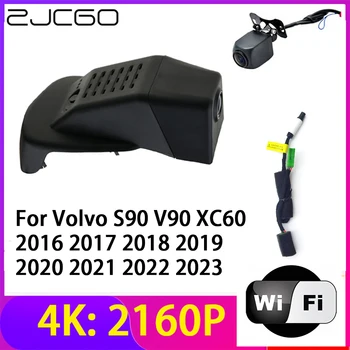 ZJCGO 4K 2160P Видеорегистратор DVR Камера Рекордер Wifi Ночного Видения для Volvo S90 V90 XC60 2016 2017 2018 2019 2020 2021 2022 2023