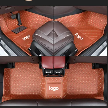 Изготовленный На заказ кожаный автомобильный коврик BHUAN для Коврика Hyundai Genesis G70 G80 G90 Coupe Автомобильные Аксессуары