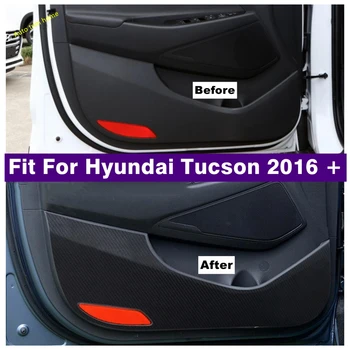 Аксессуары Комплект для ремонта интерьера Внутренняя Дверь, Устойчивая К Царапинам, Противоударная Накладка, Пленка, Защитные Наклейки, подходят Для Hyundai Tucson 2016-2020