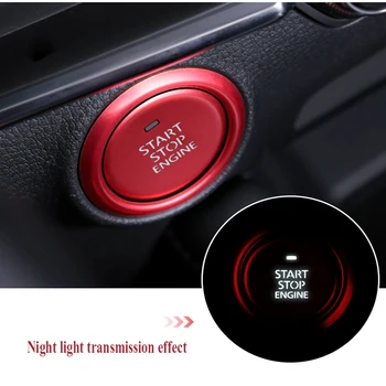 Для Mazda CX30 Аксессуары CX-30 CX 30 2020 2021 Кнопка Запуска автомобиля Декоративная Нашивка Декоративная наклейка Детали для модификации интерьера