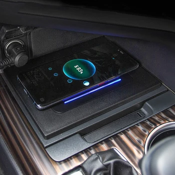15 Вт Автомобильное QI беспроводное зарядное устройство для Toyota Camry 2018 2019 2020 2021 2022 зарядное устройство для телефона быстрое зарядное устройство панель зарядного устройства аксессуары