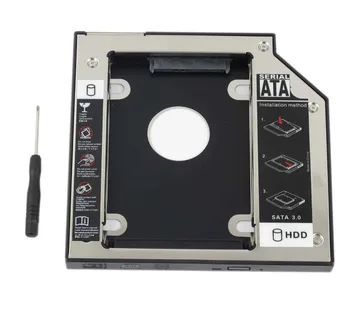WZSM Новый 12,7 мм SATA 2nd SSD HDD Caddy для Lenovo IdeaPad L410 L512 L520 L412 L421 B475 B575 V450 V460 V470 V560 Жесткий диск