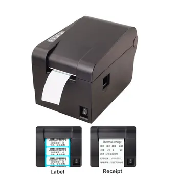 высококачественный принтер штрих-кодов принтер наклеек 58 мм чековый принтер POS-принтер Qr-код, не высыхающий принтер этикеток