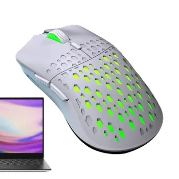 Профессиональная Проводная Мышь Honeycomb с 6 Кнопками Для киберспортивных игр, Кнопка, Подходящая Для Геймеров Портативных ПК, Портативная RGB Подсветка