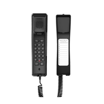 Настенный водонепроницаемый умный гостиничный VoIP-телефон с питанием от PoE, настольная SIP-телефонная система для офиса, поддержка 2 линий SIP
